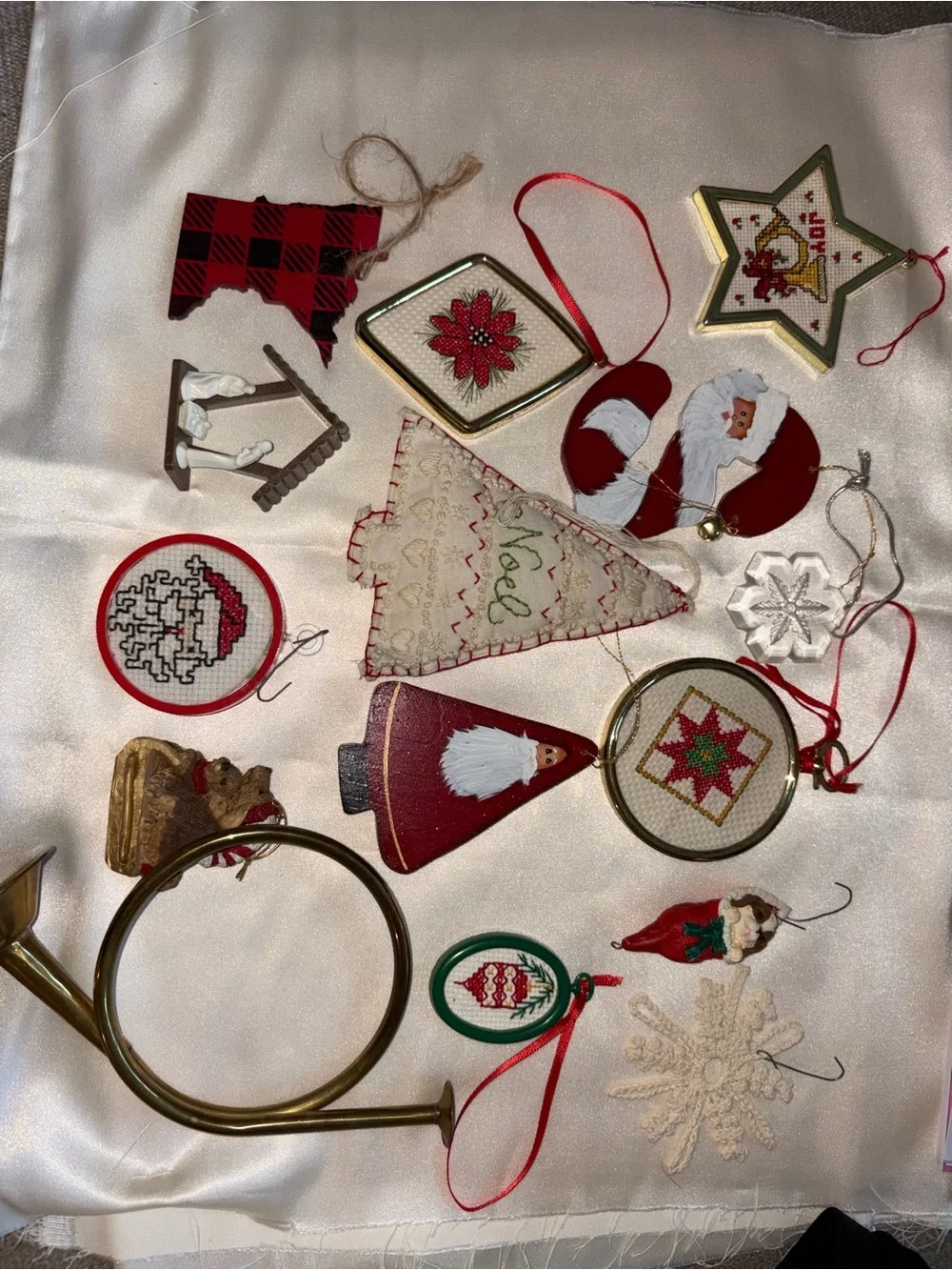 ✨VINTAGE BUNDLE✨ of Primarily Homemade Christmas Ornaments!😍🎄✨